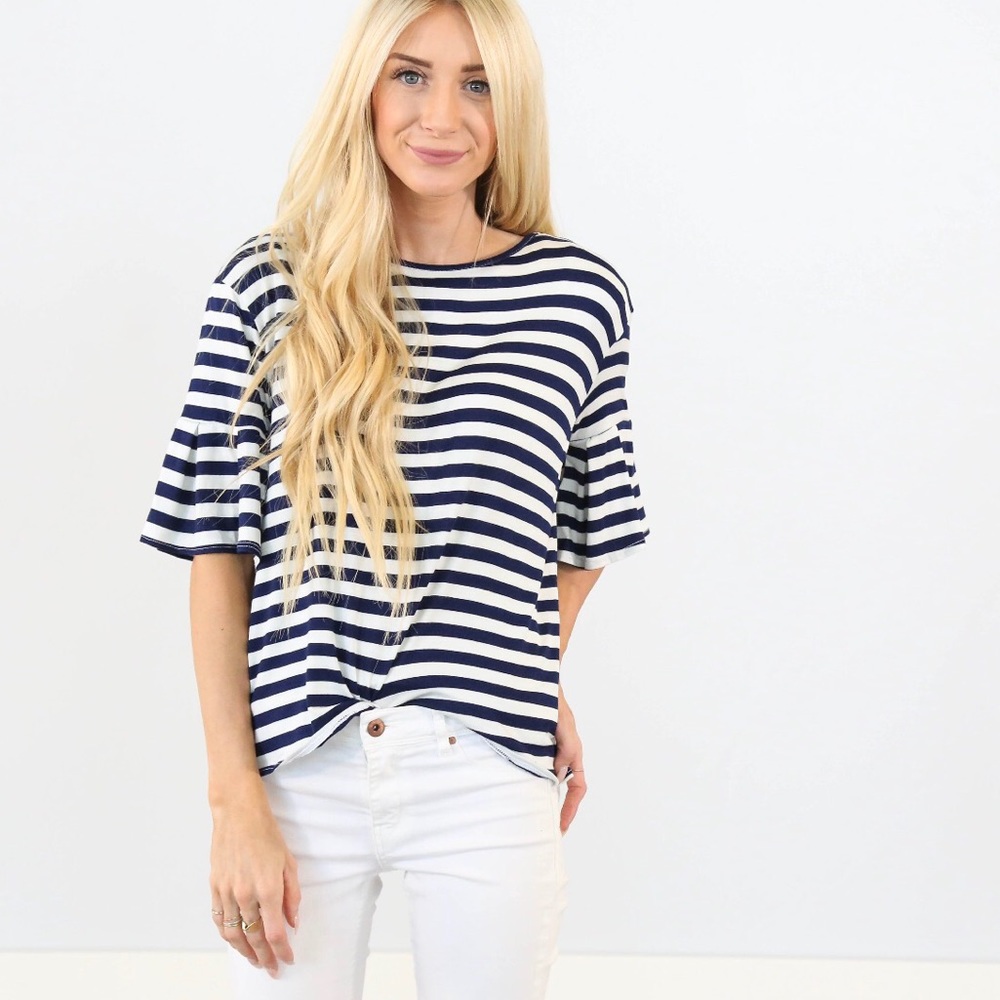 Joanne Stripe Top by Shop Stevie